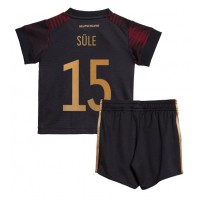 Tyskland Niklas Sule #15 Udebanesæt Børn VM 2022 Kortærmet (+ Korte bukser)